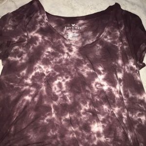 american eagle soft and sexy tie dye shirt